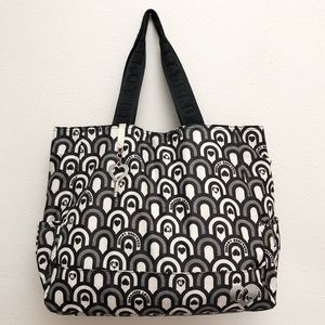 HARAJUKU LOVERS Black White Printed Tote